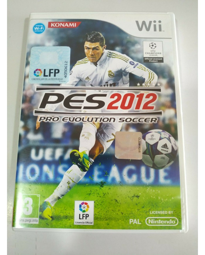 PES 2012 Pro Evolution Soccer Ronaldo Konami - Juego Wii Nintendo PAL - 3T