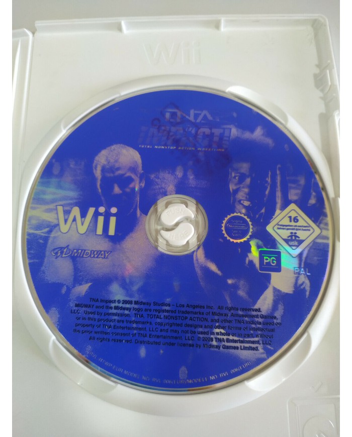TNA Impact ! Wrestling Midway - Juego para Wii Nintendo PAL - 2T