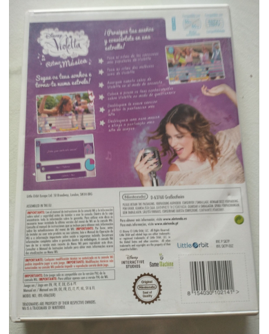 Violetta Ritmo y Musica Walt Disney - Juego para NINTENDO WII Am Violetta Ritmo y Musica Walt Disney - Juego para NINTENDO WII Am