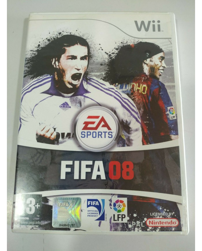 FIFA 08 EA Sports - Juego Wii Nintendo PAL - 3T