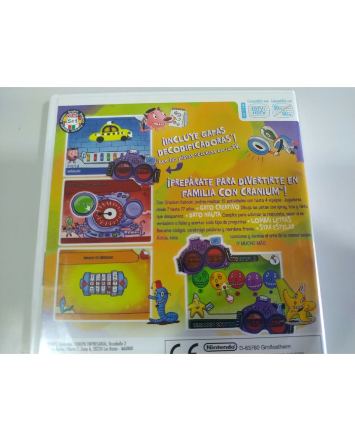 Kabookii Cranium Party Ubisoft - Juego Wii Nintendo PAL - 3T