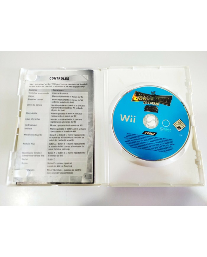 Smack Down vs Raw 2008 WWE - Juego Wii Nintendo PAL - 3T
