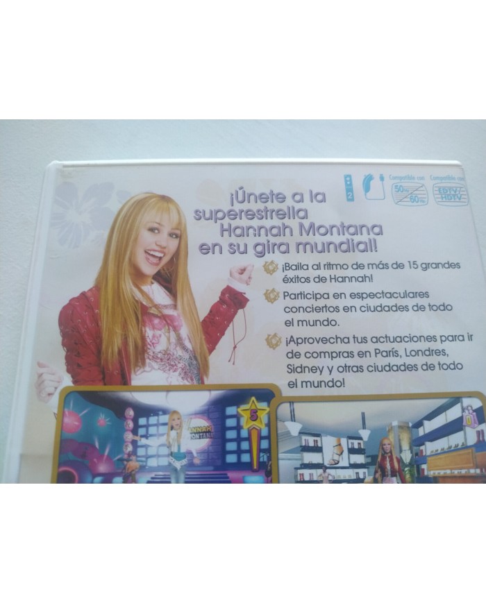 Hannah Montana Disney Gira Mundial - Juego Wii Nintendo PAL Hannah Montana Disney Gira Mundial - Juego Wii Nintendo PAL