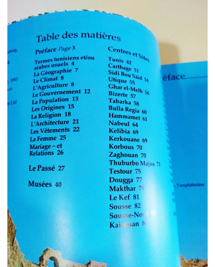 La Tunisie en Images Michael Tomkinson 1993 Libro Tapa Blanda Francais