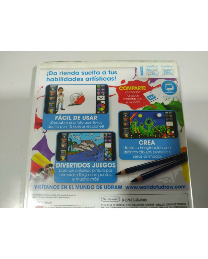 U Draw Studio Artista al Instante - Juego Wii Nintendo PAL - 2T