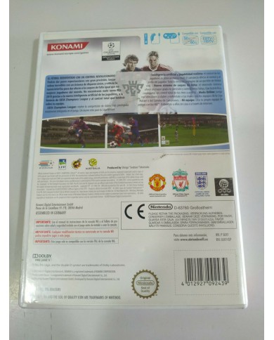 PES 2010 Pro Evolution Soccer Messi Konami - Juego Wii Nintendo PAL - 2T PES 2010 Pro Evolution Soccer Messi Konami - Juego Wii Nintendo PAL - 2T