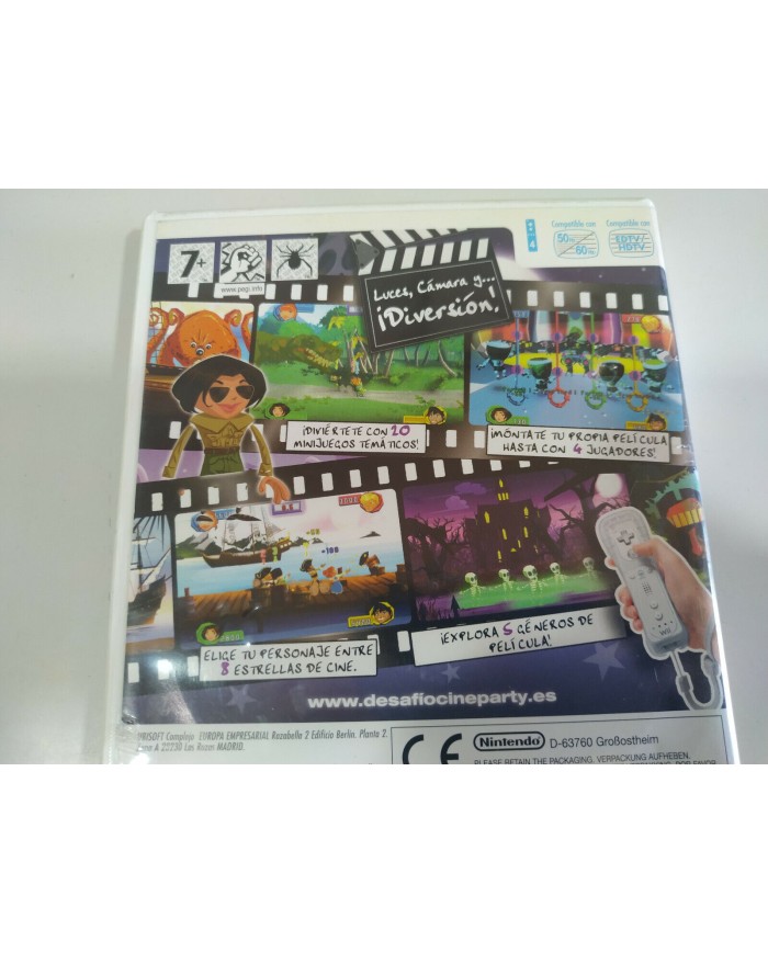 Desafio Cine Party Ubisoft - Juego Wii Nintendo PAL - 2T
