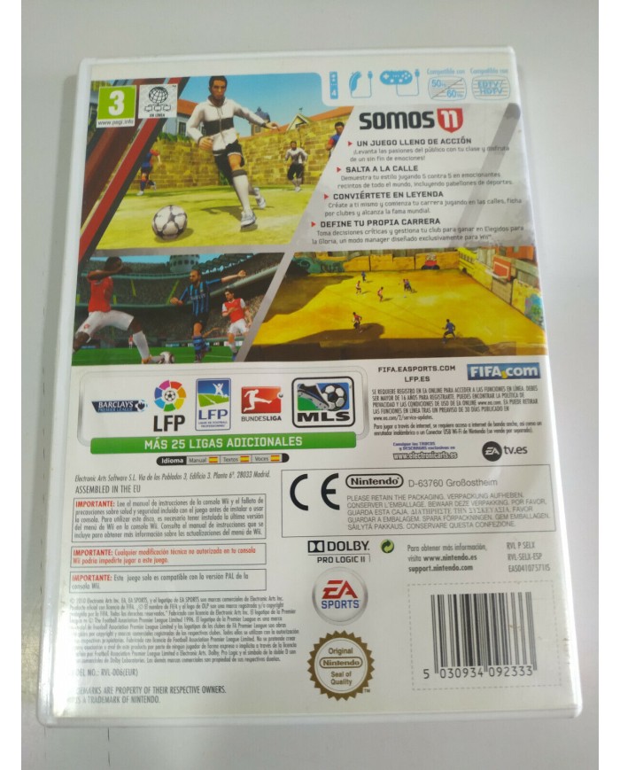 FIFA 11 EA Sports Iniesta Kaka - Juego Wii Nintendo PAL - 3T