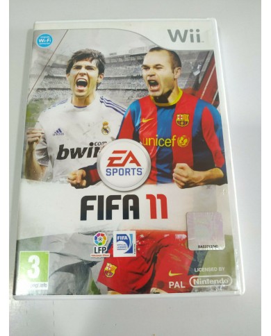 FIFA 11 EA Sports Iniesta Kaka - Juego Wii Nintendo PAL - 3T FIFA 11 EA Sports Iniesta Kaka - Juego Wii Nintendo PAL - 3T