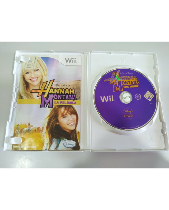 Hannah Montana La Pelicula Disney - Juego Wii Nintendo PAL - 2T