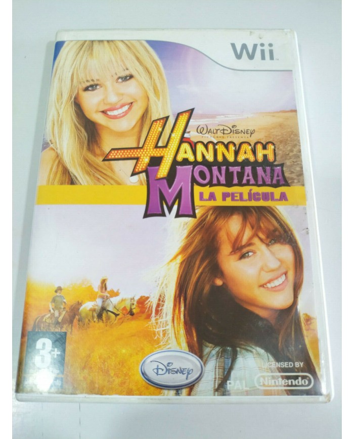 Hannah Montana La Pelicula Disney - Juego Wii Nintendo PAL - 2T