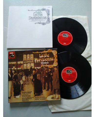 Offenbach La Vie Parisienne EMI 1976 UK Ed Box 2 x LP + Libreto 12" Vinilo VG/VG