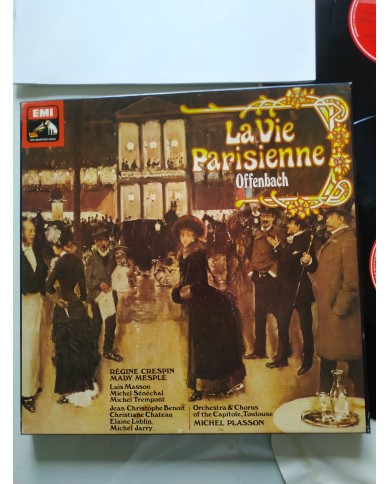 Offenbach La Vie Parisienne EMI 1976 UK Ed Box 2 x LP + Libreto 12" Vinilo VG/VG
