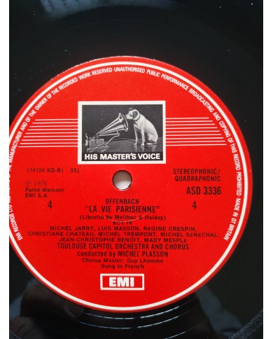 Offenbach La Vie Parisienne EMI 1976 UK Ed Box 2 x LP + Libreto 12" Vinilo VG/VG