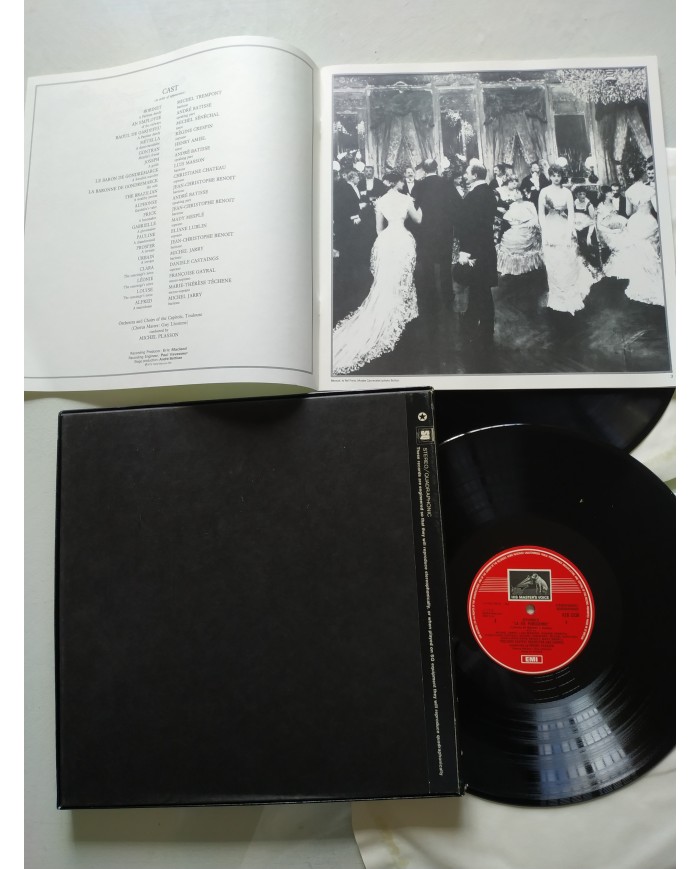 Offenbach La Vie Parisienne EMI 1976 UK Ed Box 2 x LP + Libreto 12" Vinilo VG/VG