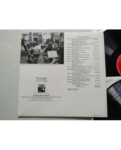 Bach Harpsichord Concertos EMI 1974 UK Edt Box 3 x LP + Libreto 12" Vinilo VG/VG