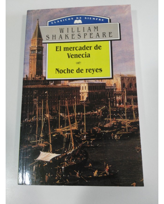 EL MERCADER DE VENECIA + NOCHE DE REYES SHAKESPEARE LIBRO TAPA BLANDA Am