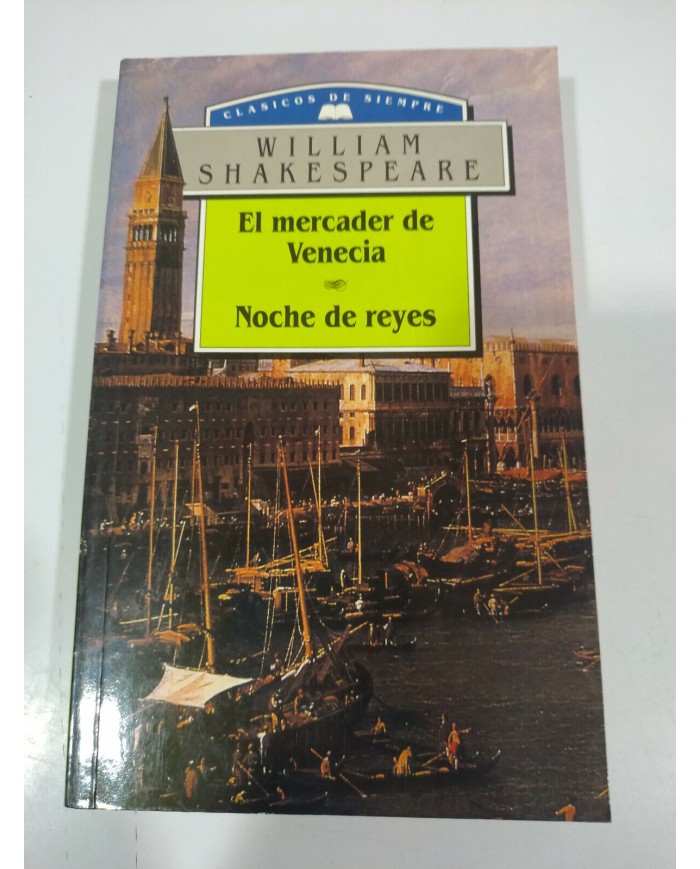 EL MERCADER DE VENECIA + NOCHE DE REYES SHAKESPEARE LIBRO TAPA BLANDA Am