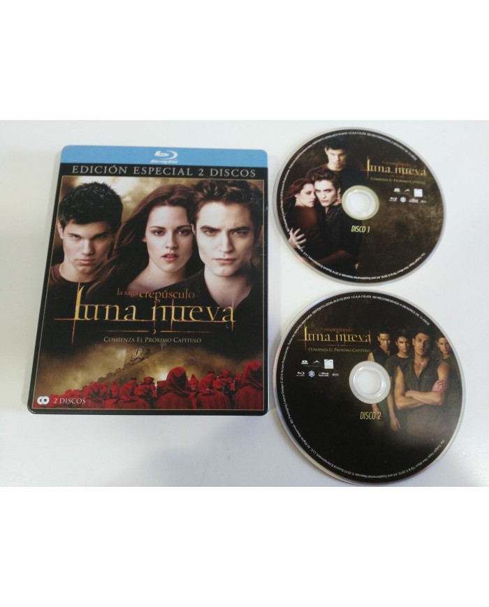 CREPUSCULO - TWILIGHT LUNA NUEVA - 2 BLU-RAY - Ed Coleccionista STEELBOOK - 3T