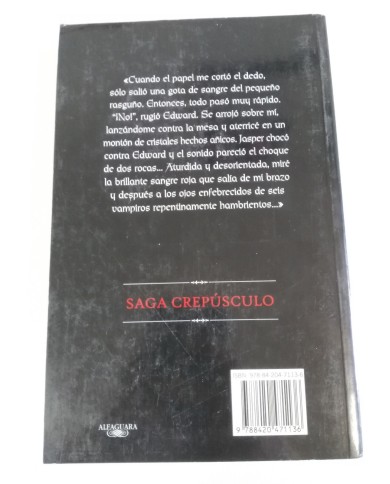 LUNA NUEVA TWILIGHT Stephenie Meyer LIBRO ALFAGUARA TAPA BLANDA 574 PAGS LUNA NUEVA TWILIGHT Stephenie Meyer LIBRO ALFAGUARA TAPA BLANDA 574 PAGS