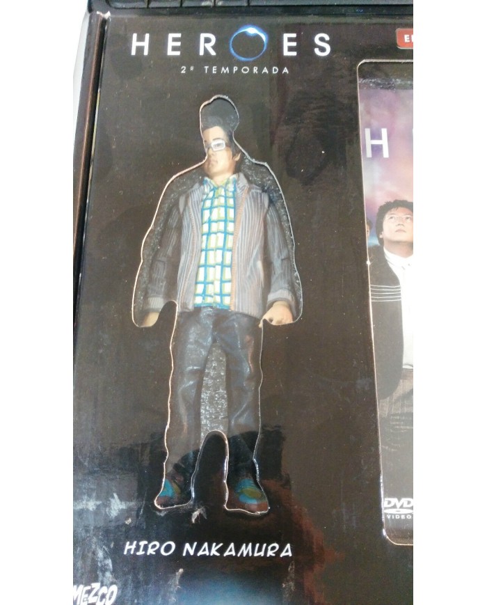 HEROES SEGUNDA TEMPORADA 5 DVD Ed Coleccionista STEELBOOK + FIGURA HIRO NAKAMURA