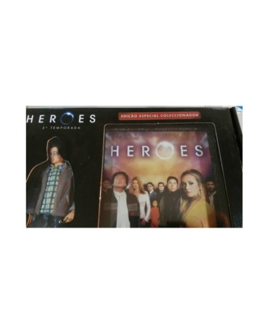 HEROES SEGUNDA TEMPORADA 5 DVD Ed Coleccionista STEELBOOK + FIGURA HIRO NAKAMURA