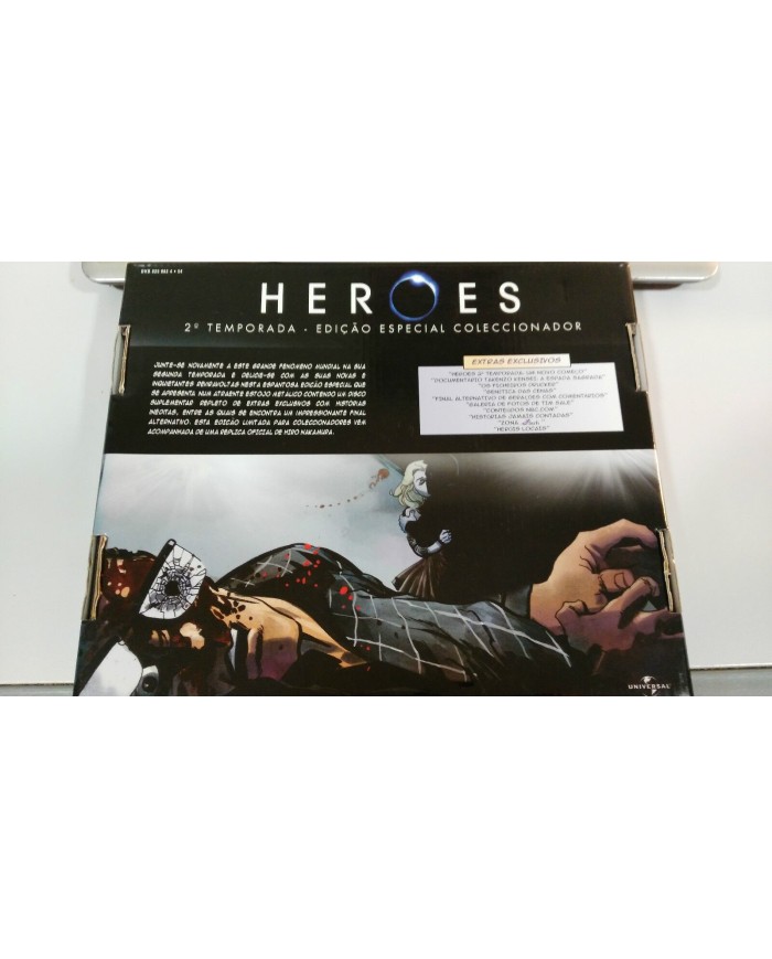 HEROES SEGUNDA TEMPORADA 5 DVD Ed Coleccionista STEELBOOK + FIGURA HIRO NAKAMURA