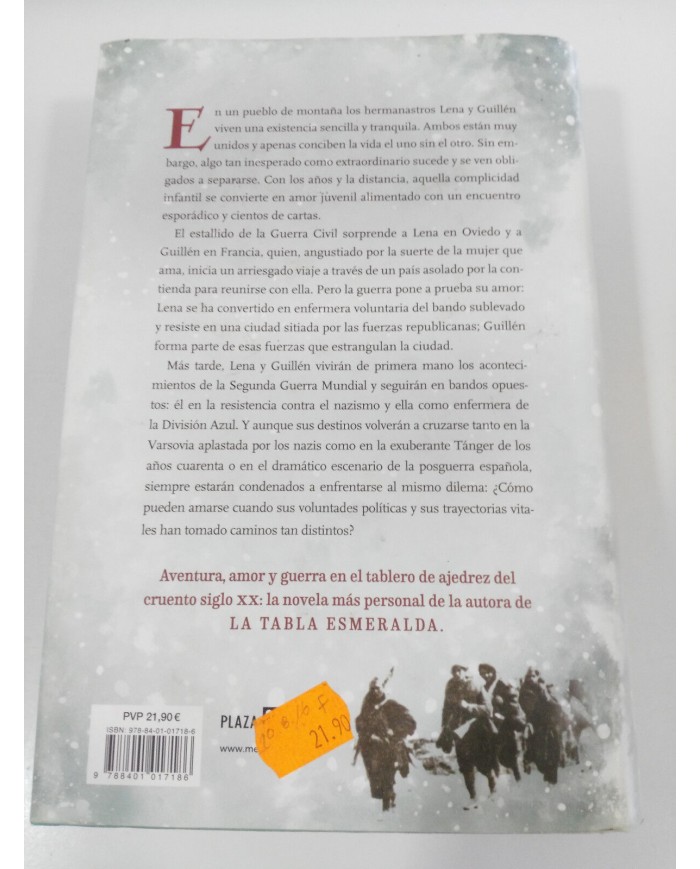 CARLA MONTERO EL INVIERNO EN TU ROSTRO LIBRO TAPA DURA PLAZA & JANES 766 PGS