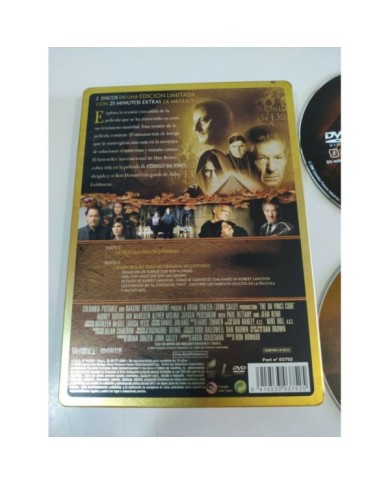 EL CODIGO DA VINCI - 2 DVD (SPANISH EDITION RARE) - ESPAÑOL ENGLISH STEELBOOK 3T