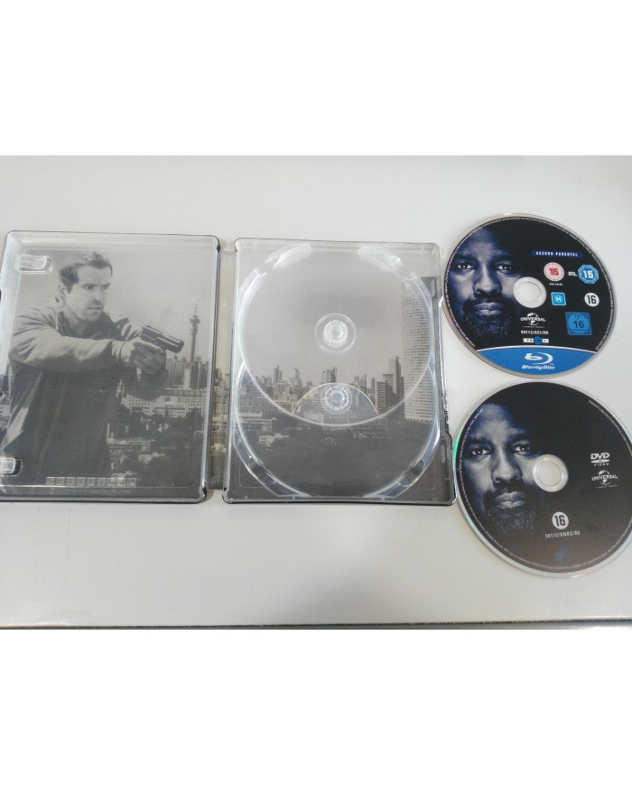 SAFE HOUSE - BLU-RAY + DVD - STEELBOOK - DENZEL WASHINGTON RYAN REYNOLDS - AM