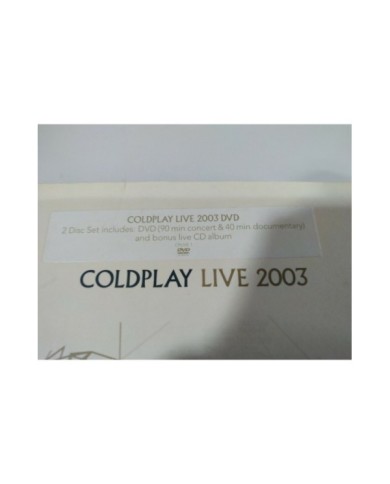 DVD COLDPLAY LIVE 2003 - CD + DVD - Sydney - AM