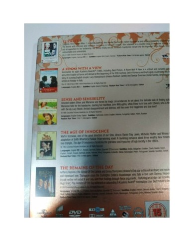 COSTUME DRAMAS - ELISABETH - SENSE & SENSIBILITY AND 3 MORE 5 DVD STEELBOOK - AM