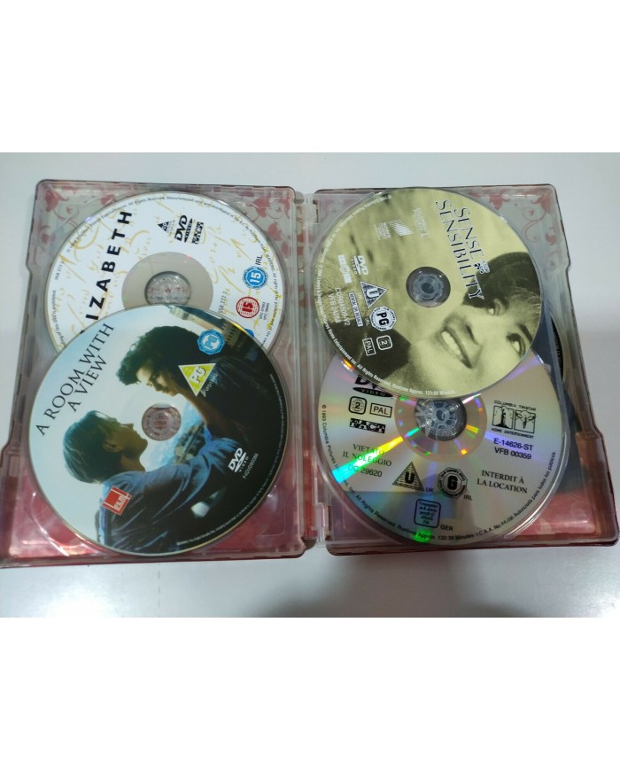 COSTUME DRAMAS - ELISABETH - SENSE & SENSIBILITY AND 3 MORE 5 DVD STEELBOOK - AM