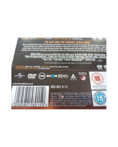 FAST AND FURIOUS + 2 FAST 2 FURIOUS + TOKYO DRIFT TRILOGY 3 X DVD STEELBOOK - AM