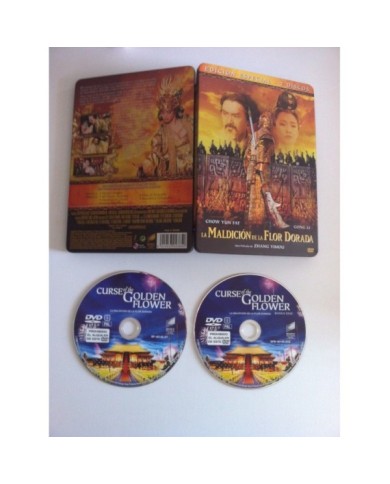 LA MALDICION DE LA FLOR DORADA - 2 DVD SPANISH EDITION RARE- STEELBOOK - AM