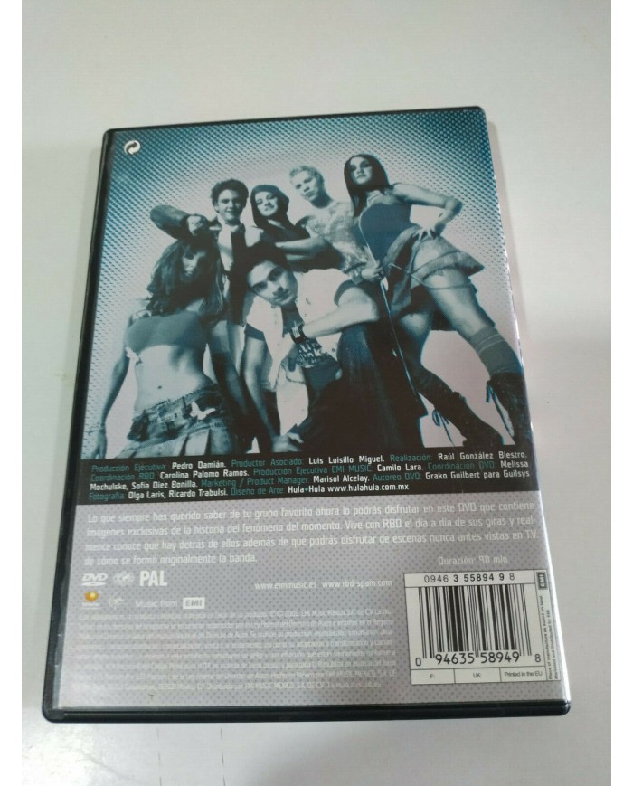 RBD REBELDE WAY ?QUE HAY DETRAS DE RBD? DVD ANAHI DULCE REGION 0 PAL - 3T