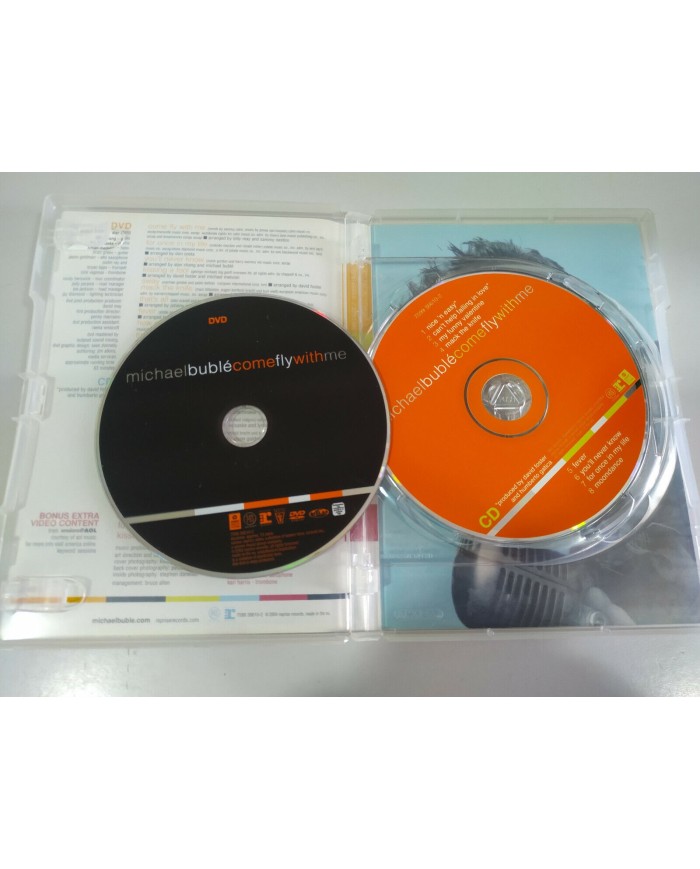MICHAEL BUBLE  - COME FLY WITH ME - EDICION CD + DVD 2004 - AM
