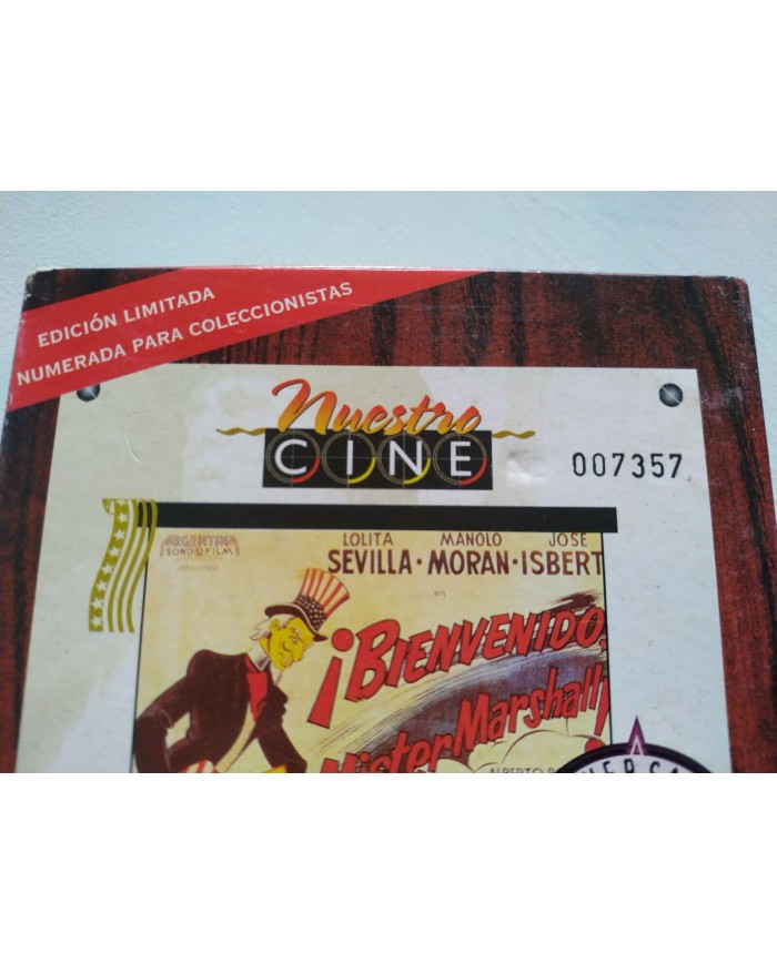 BIENVENIDO MISTER MARSHALL Luis Garcia Berlanga Numerada - VHS Cinta Tape - Am