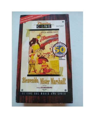 BIENVENIDO MISTER MARSHALL Luis Garcia Berlanga Numerada - VHS Cinta Tape - Am