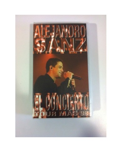 ALEJANDRO SANZ - EL CONCIERTO TOUR MAS 98 - VHS CINTA TAPE - 1998 CASTELLANO Am
