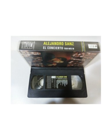 ALEJANDRO SANZ - EL CONCIERTO TOUR MAS 98 - VHS CINTA TAPE - 1998 CASTELLANO Am