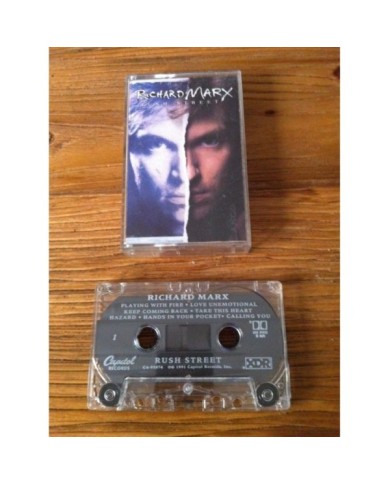 RICHARD MARX - RUSH STREET - 1991- CINTA TAPE CASSETTE K7 Am