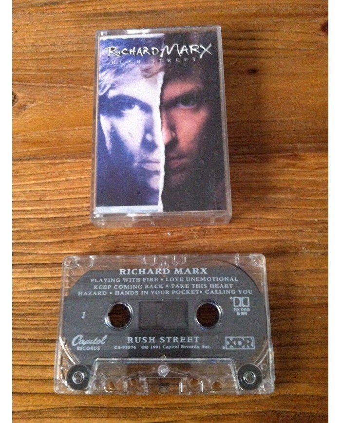 RICHARD MARX - RUSH STREET - 1991- CINTA TAPE CASSETTE K7 Am