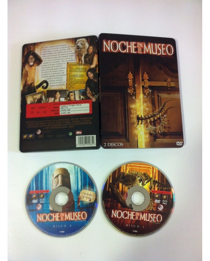 NOCHE EN EL MUSEO - 2 DVD - STEELBOOK - BEN STILLER - SPANISH EDITION - 3T