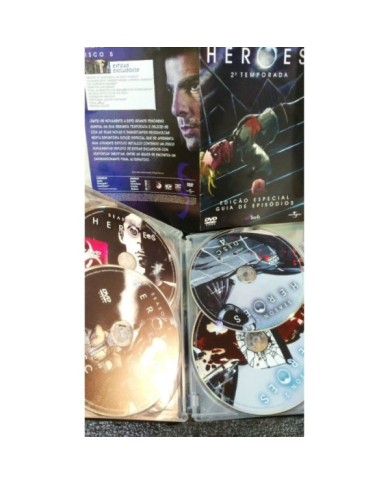 HEROES SEGUNDA TEMPORADA 5 DVD Ed Coleccionista STEELBOOK + FIGURA HIRO NAKAMURA