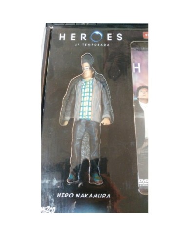 HEROES SEGUNDA TEMPORADA 5 DVD Ed Coleccionista STEELBOOK + FIGURA HIRO NAKAMURA