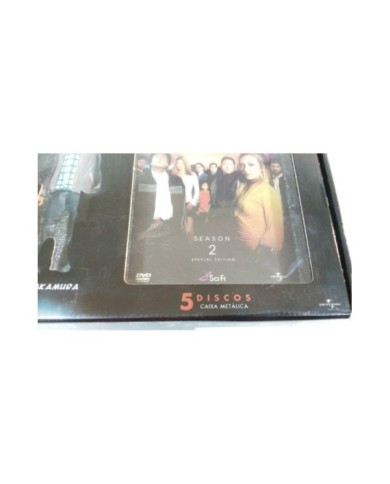 HEROES SEGUNDA TEMPORADA 5 DVD Ed Coleccionista STEELBOOK + FIGURA HIRO NAKAMURA