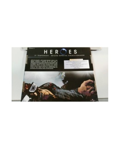 HEROES SEGUNDA TEMPORADA 5 DVD Ed Coleccionista STEELBOOK + FIGURA HIRO NAKAMURA