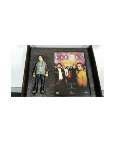 HEROES SEGUNDA TEMPORADA 5 DVD Ed Coleccionista STEELBOOK + FIGURA HIRO NAKAMURA
