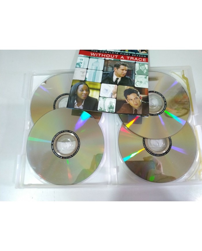 SIN RASTRO WITHOUT A TRACE PRIMERA TEMPORADA 1 COMPLETA 4 DVD ESPAÑOL ENGLISH AM